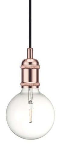 Nordlux Avra lámpara colgante 1x60 W cobre 84800030