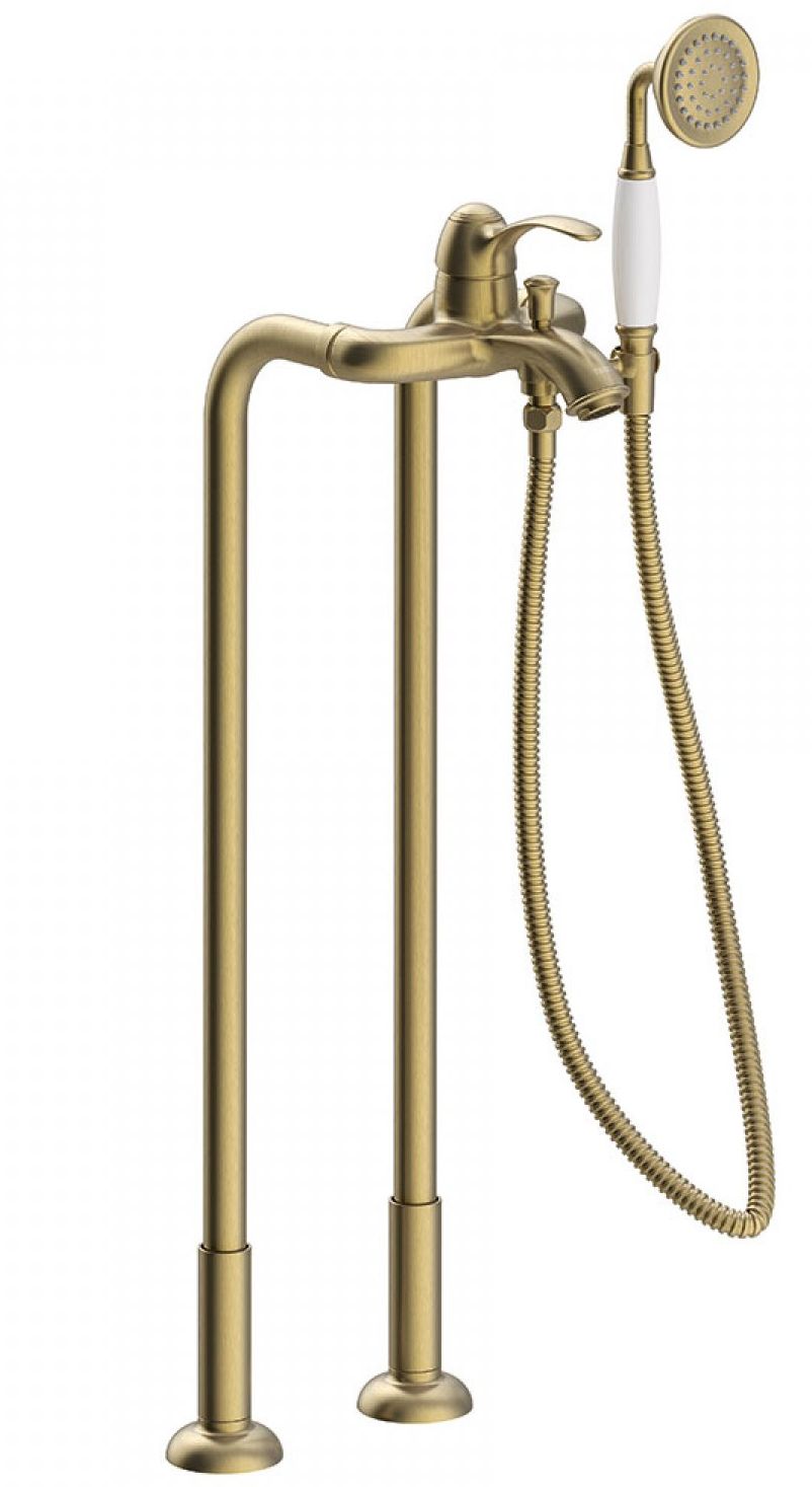 Tres Clasic-Tres grifo de bañera y ducha en suelo || 24219402LM