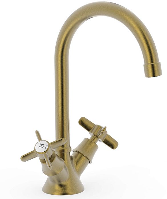 Tres Clasic-Tres grifo para lavabo de pie latón/bronce antiguo 24210901LM