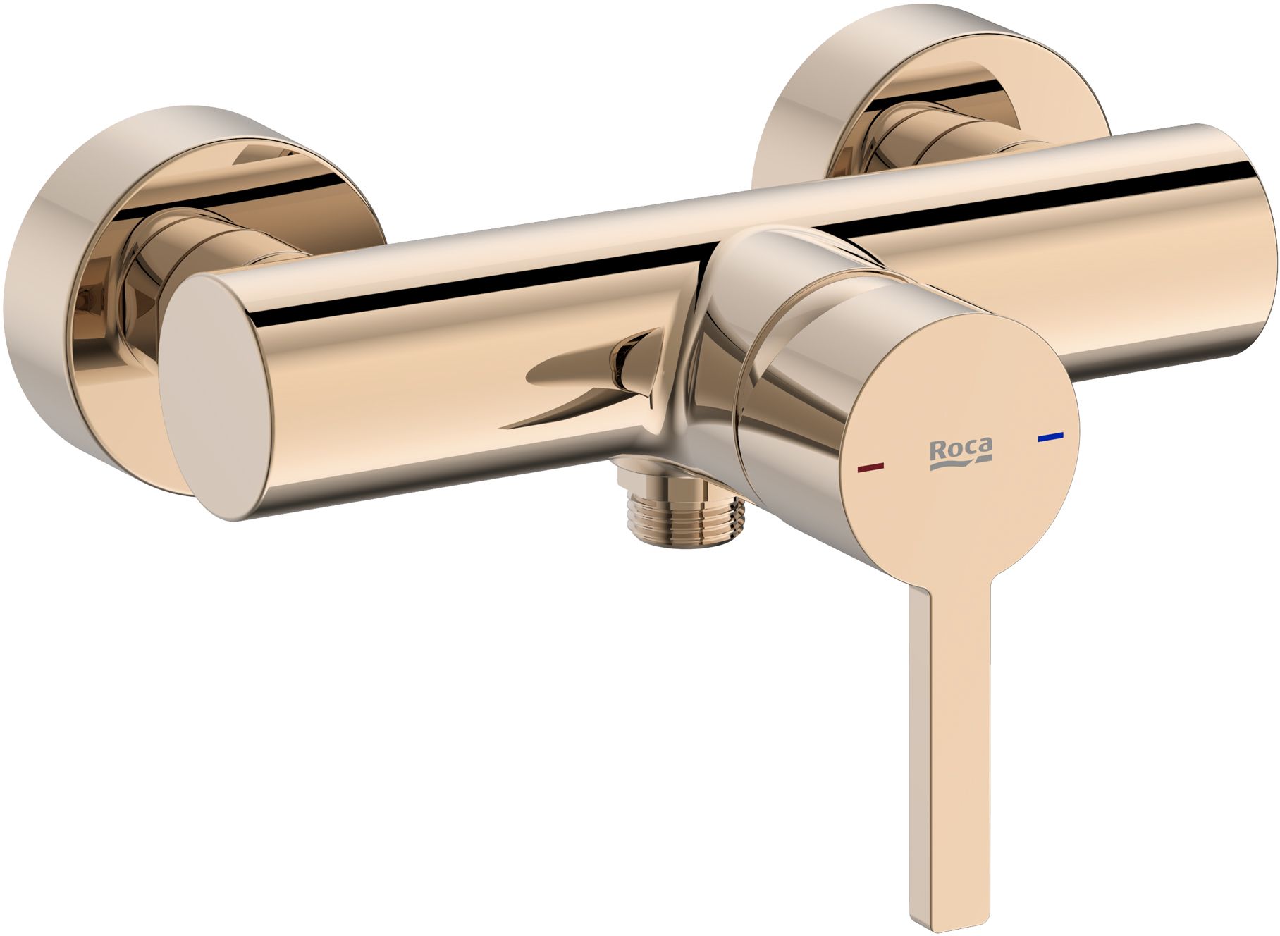 Roca Naia Rose Gold grifo para ducha a pared || A5A2196RG0