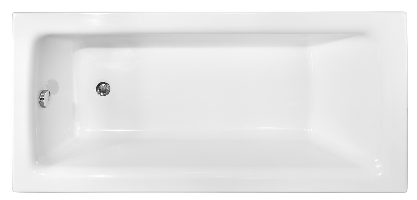 Besco Talia Slim bañera rectangular slim 150x70 cm blanco #WAT-150-SL