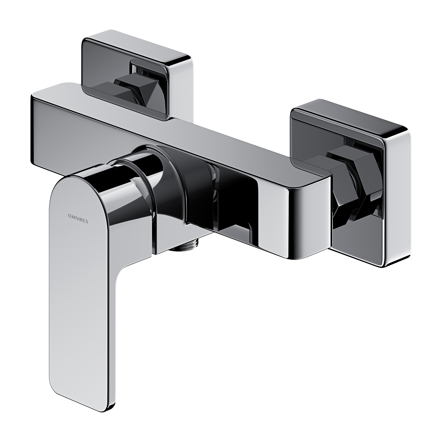 Omnires Baretti grifo para ducha a pared cromo BA7840CR