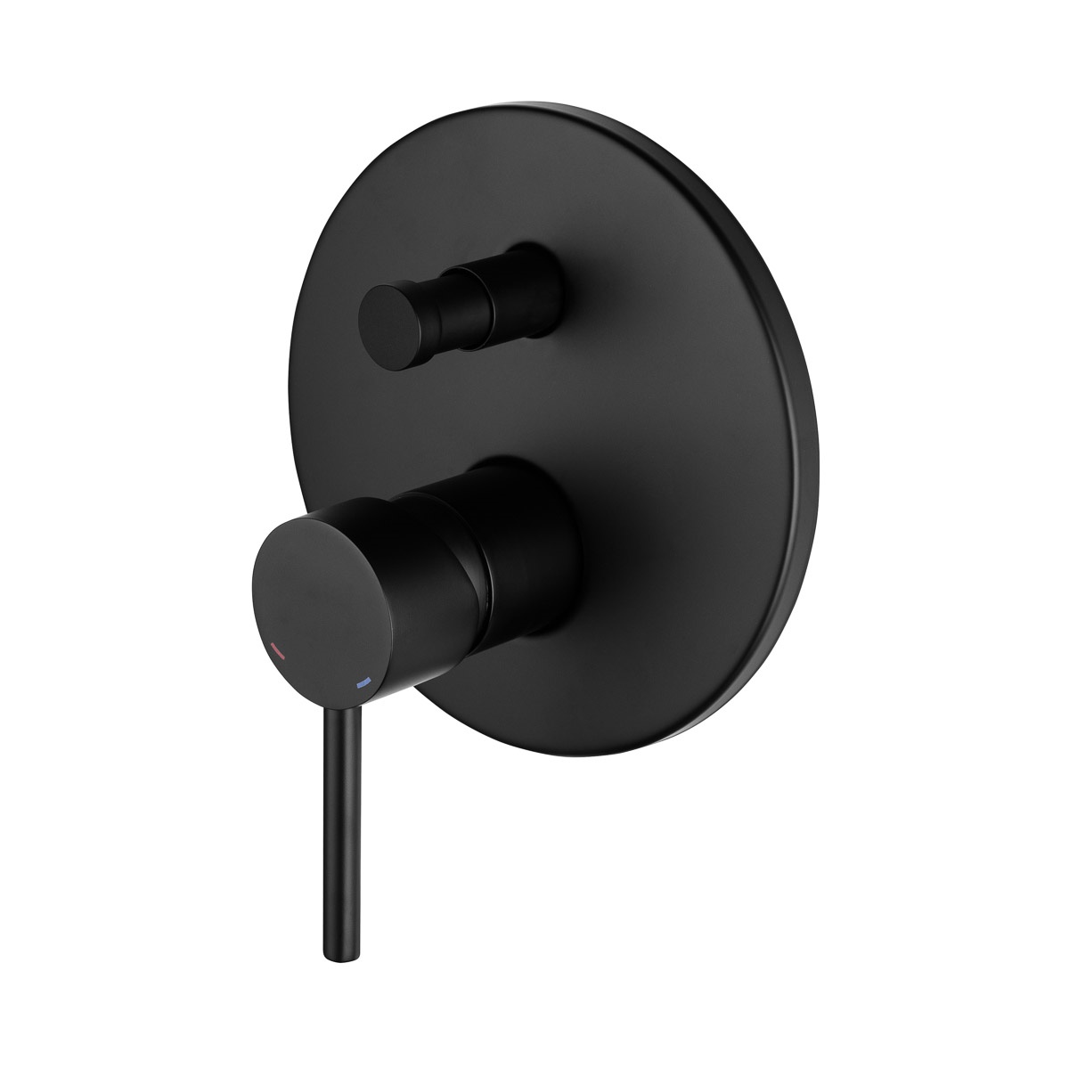 Hagser Lisa grifo de bañera y ducha empotrado negro HGR80000034