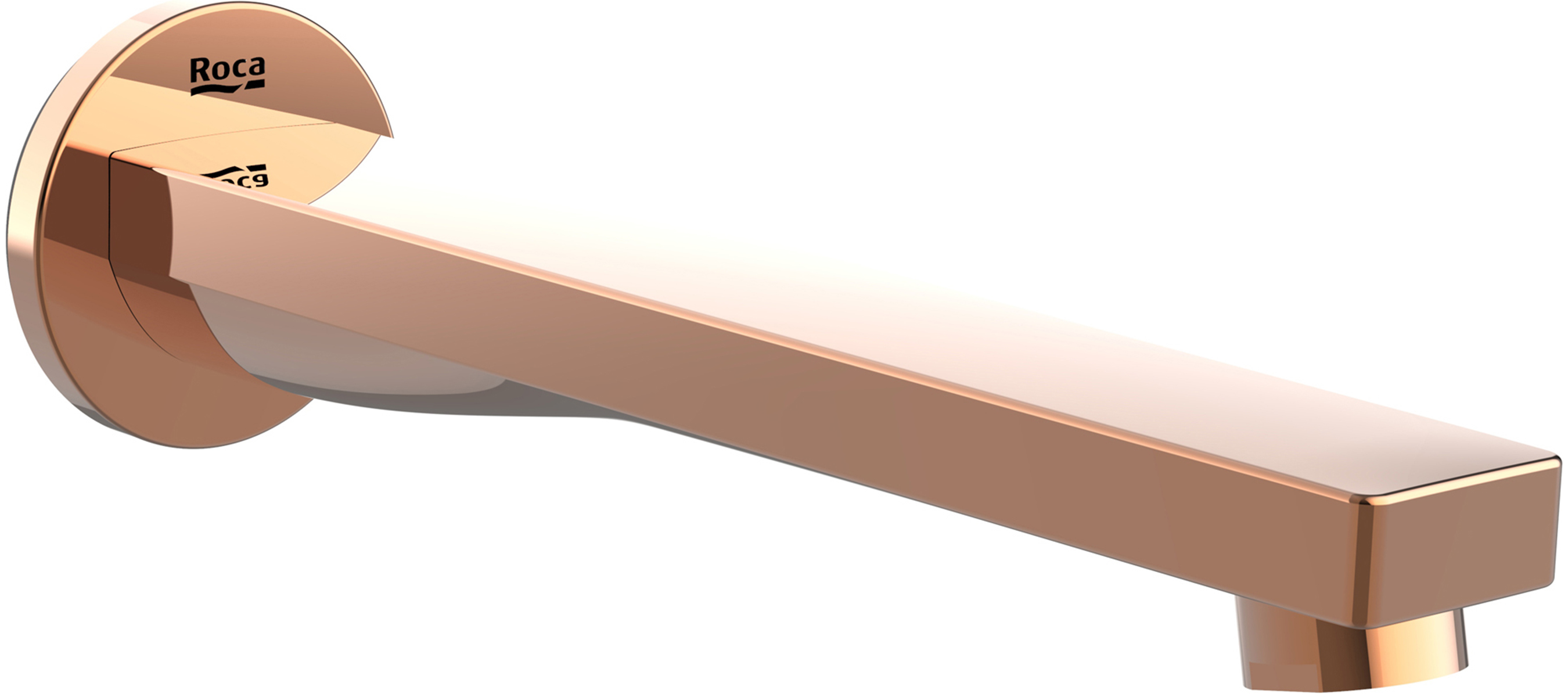 Roca Escuadra caño de grifo bañera oro A5253089RG