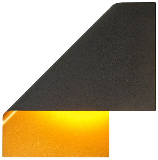 Mantra Luppi lámpara de pared 1x15 W negro 7694
