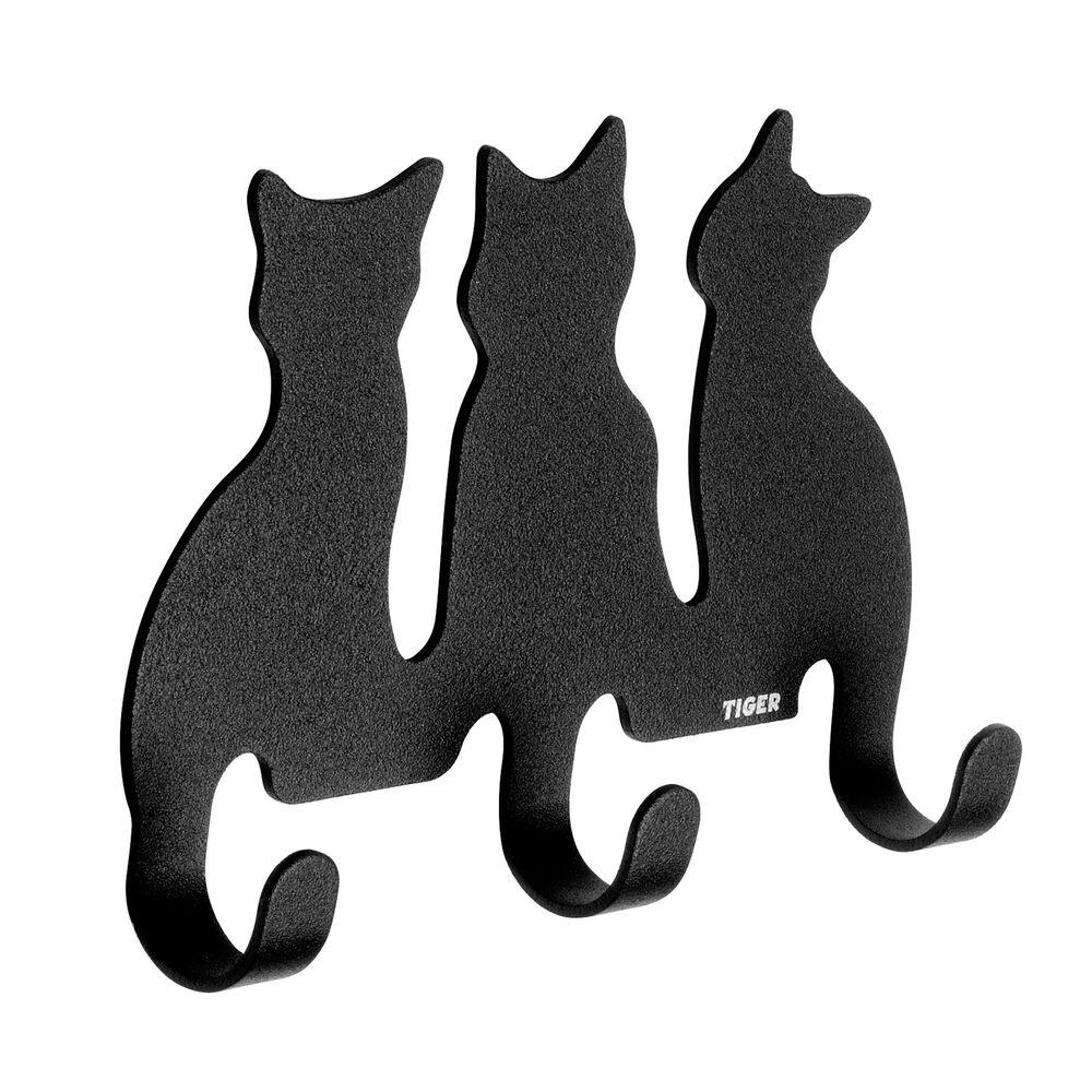Tiger Cats toallero negro 159030741