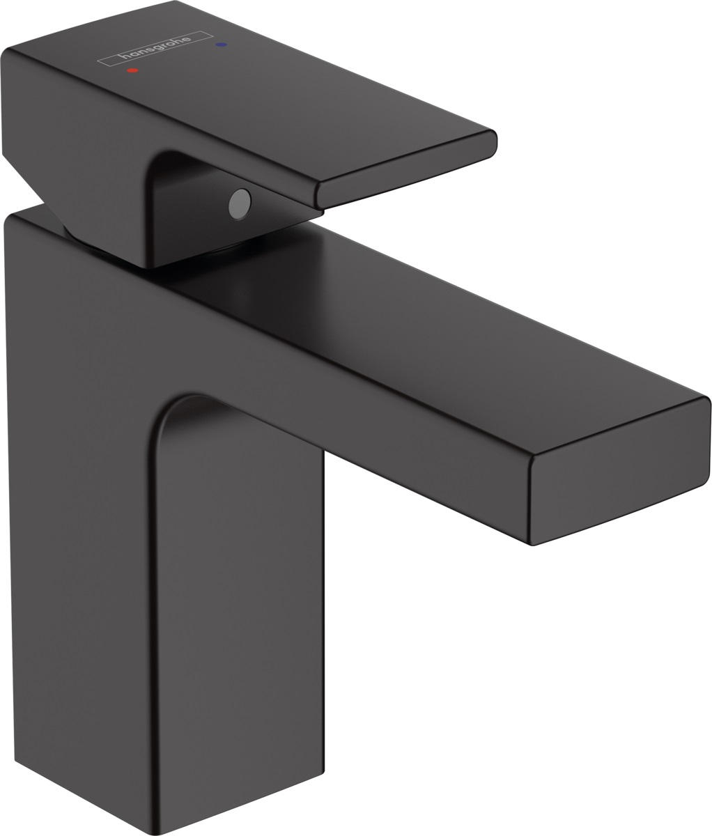 Hansgrohe Vernis Shape grifo para lavabo de pie negro 71561670