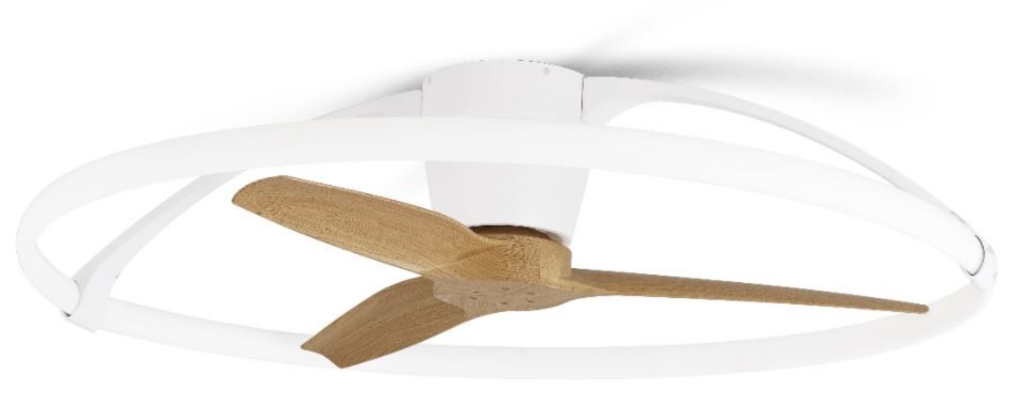 Mantra Nepal lámpara de techo 1x75 W blanco-madera 7532