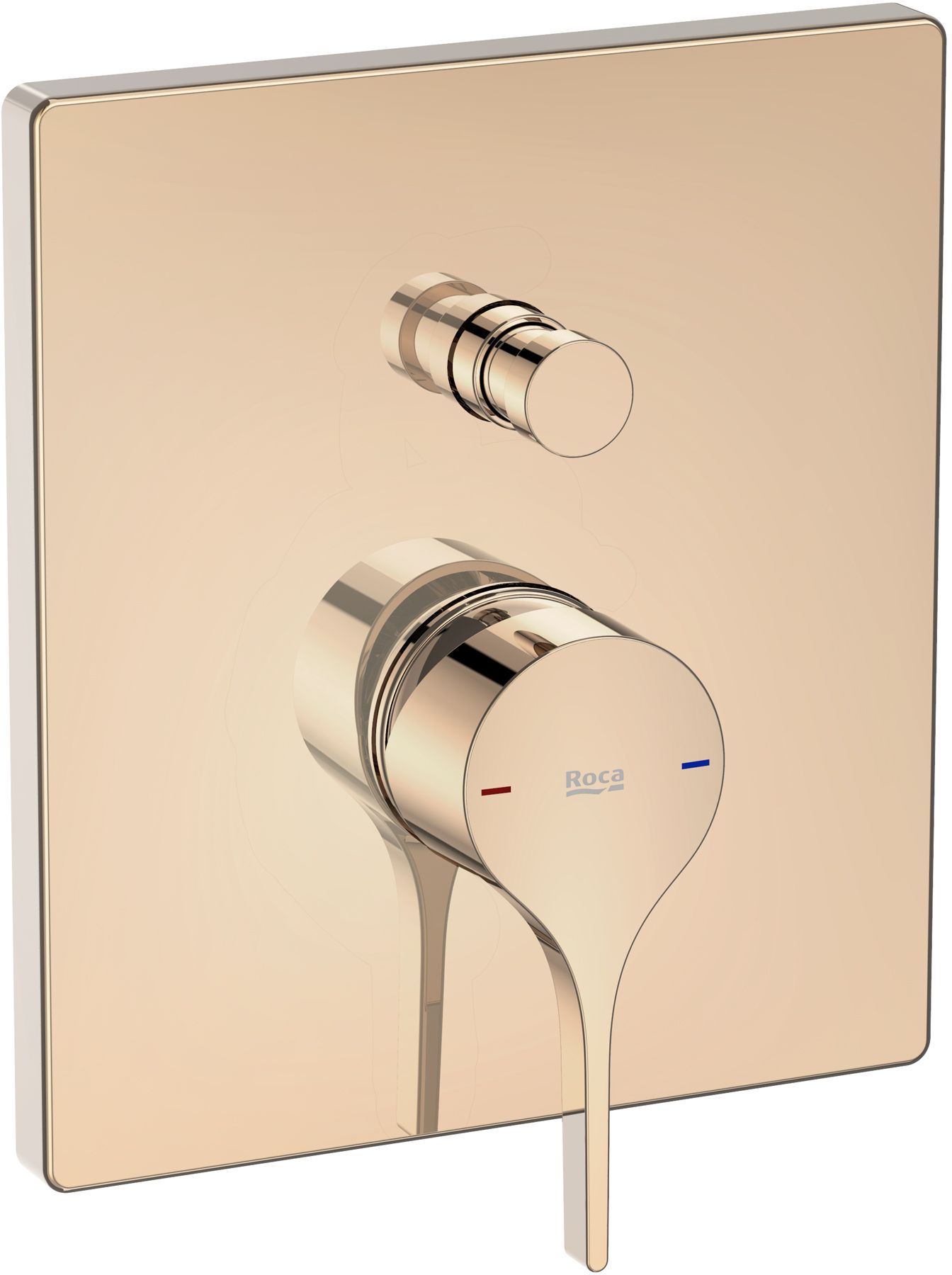Roca Insignia Rose Gold grifo de bañera y ducha empotrado || A5A0B3ARG0
