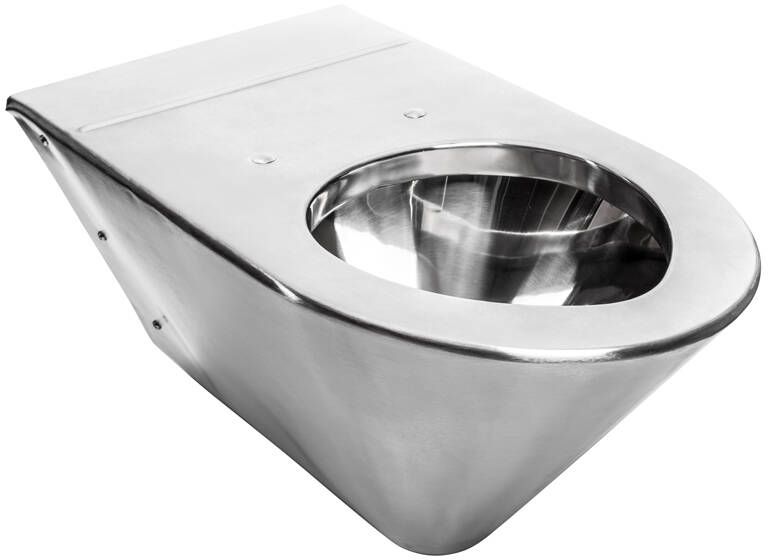 Faneco taza de inodoro suspendido sin reborde para discapacitados brillante L650754