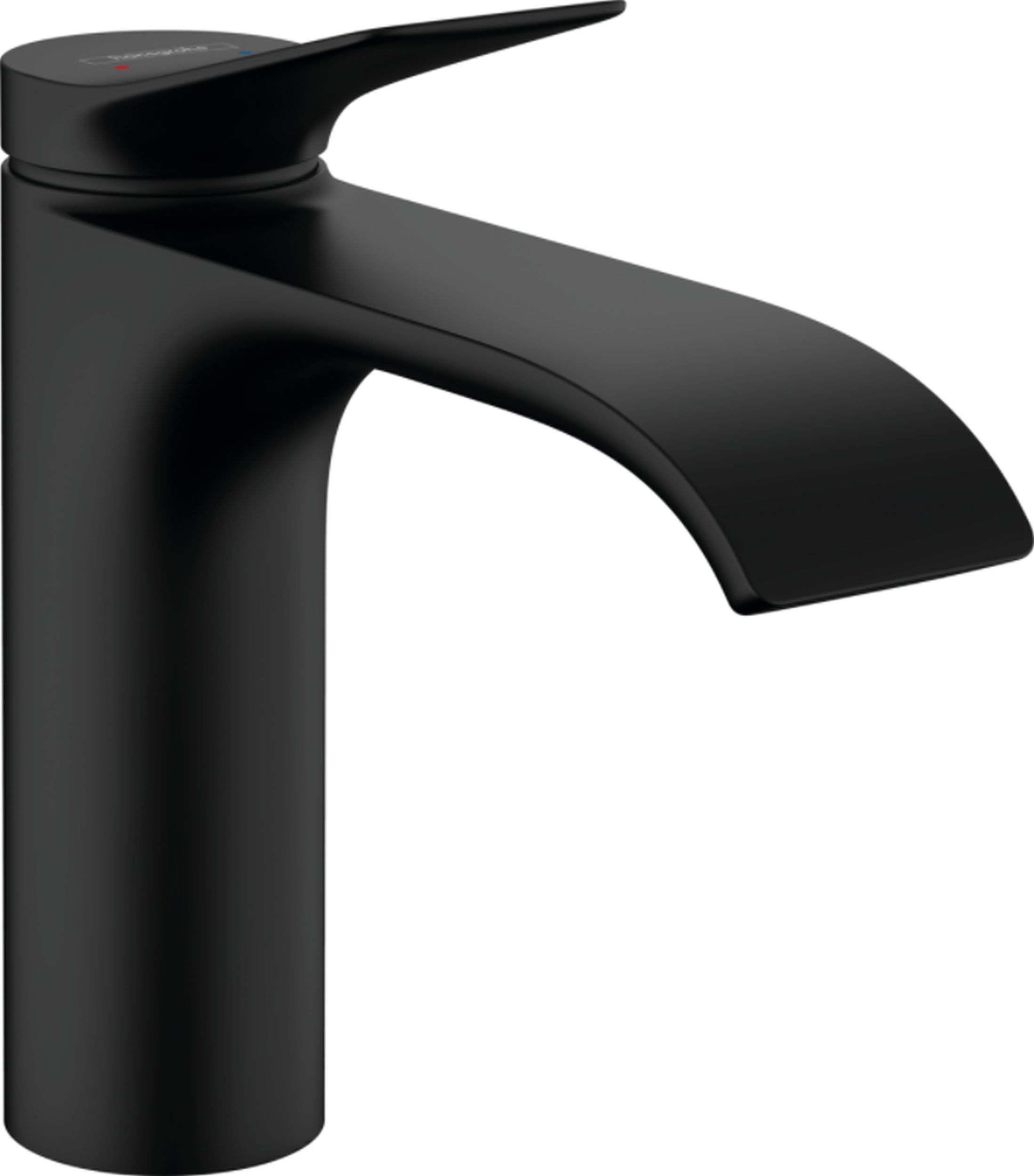 Hansgrohe Vivenis grifo para lavabo de pie negro 75020670
