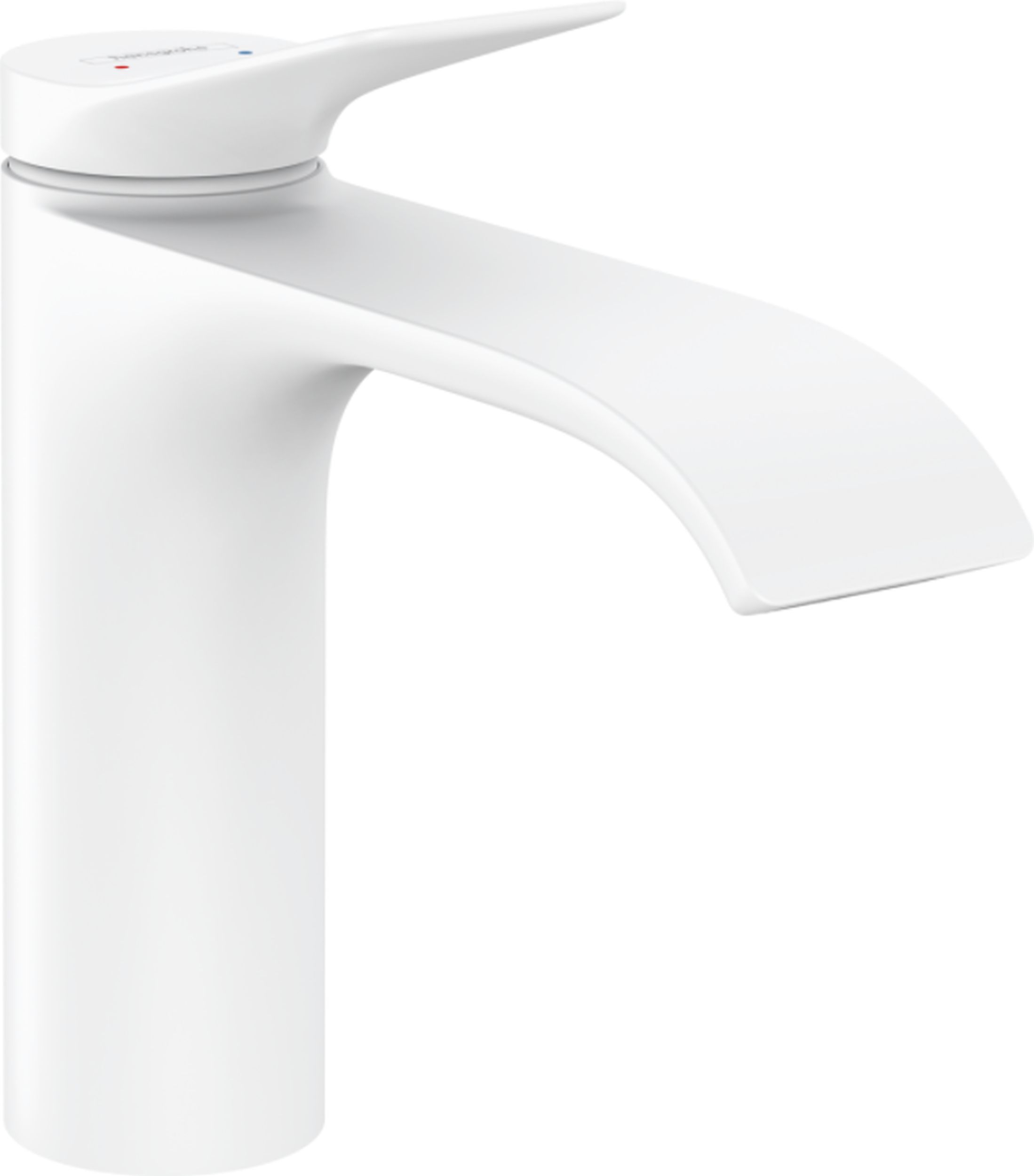 Hansgrohe Vivenis grifo para lavabo de pie blanco 75020700