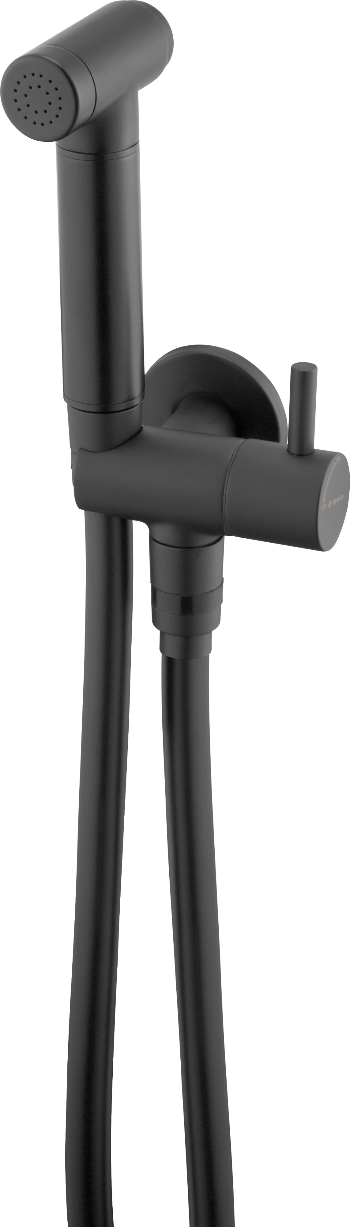 Deante Bidetta conjunto de rociador para bidé a pared negro ANW_N51B