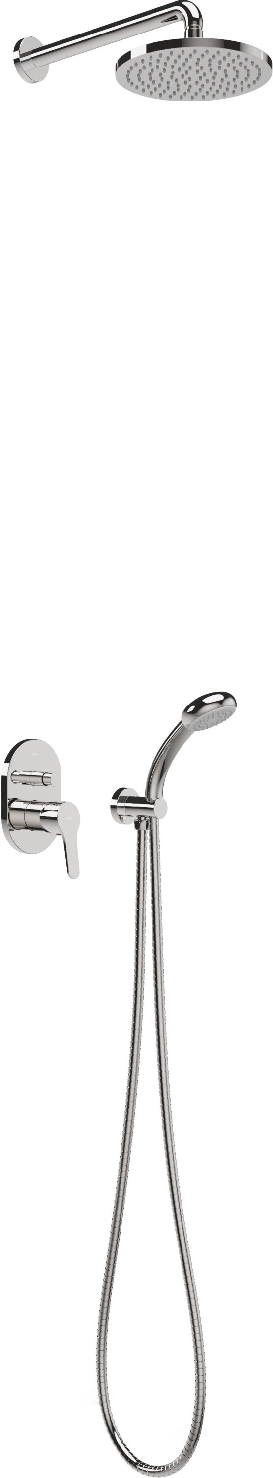 Tres Base conjunto de ducha empotrado cromo 21599002
