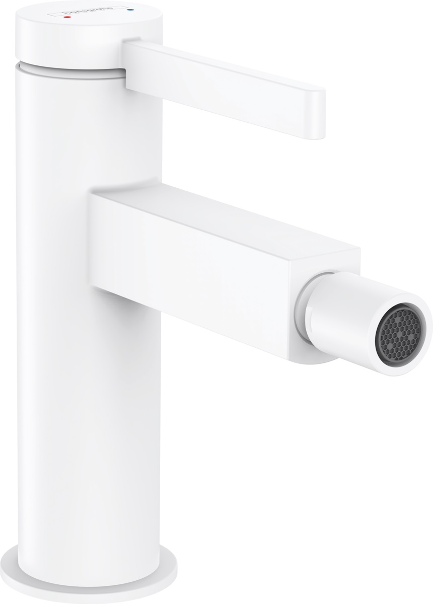 Hansgrohe Finoris grifo para bidé de pie blanco 76200700