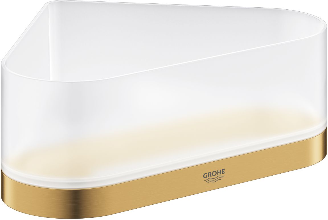 Grohe Selection estante esquinero 20 cm blanco-oro 41038GN0