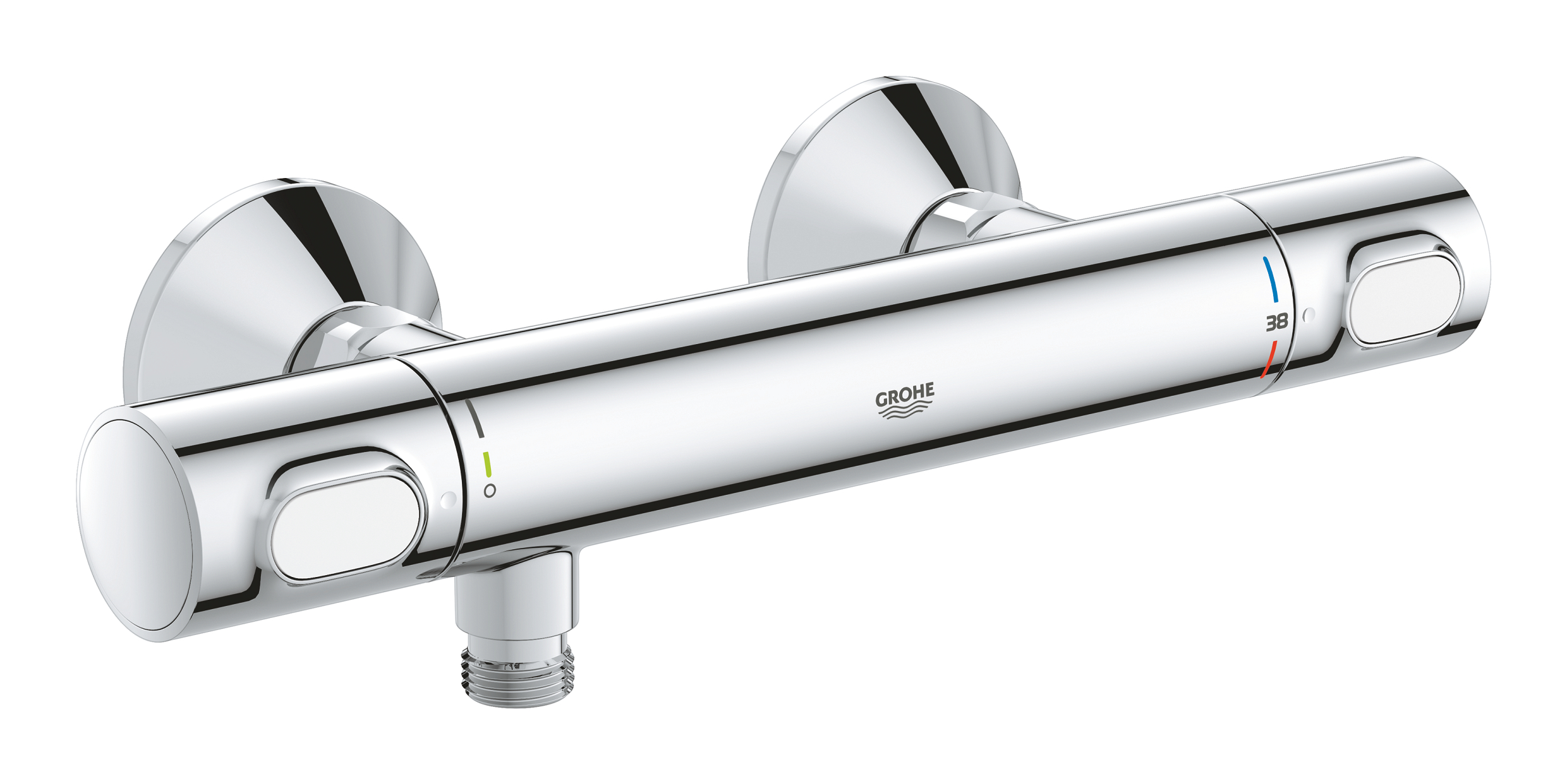 Grohe Precision grifo para ducha a pared con termostato cromo 34840000