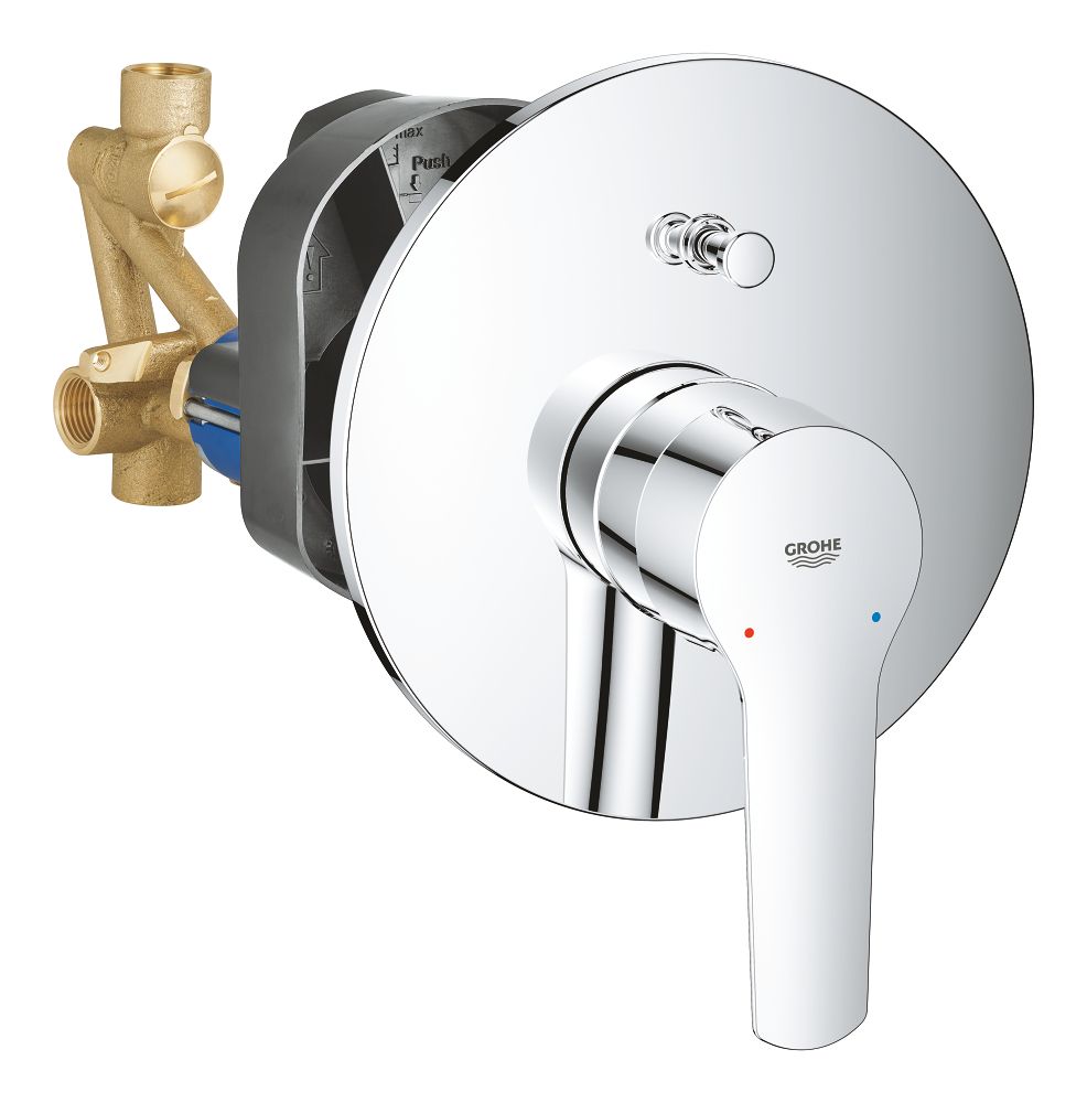 Grohe Start grifo de bañera y ducha empotrado StarLight Chrome 23558002