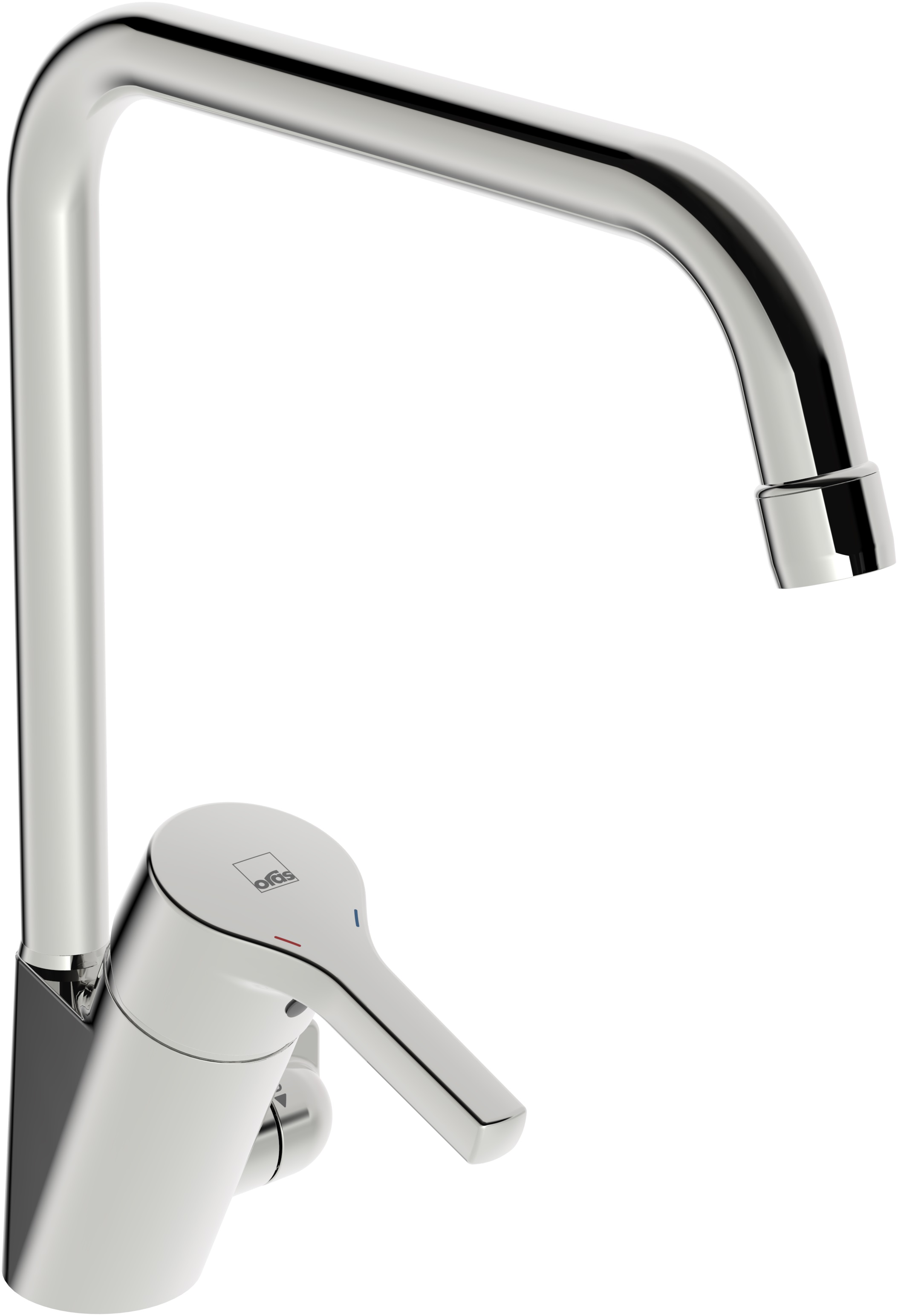 Oras Saga grifo de cocina de pie cromo 3934FH