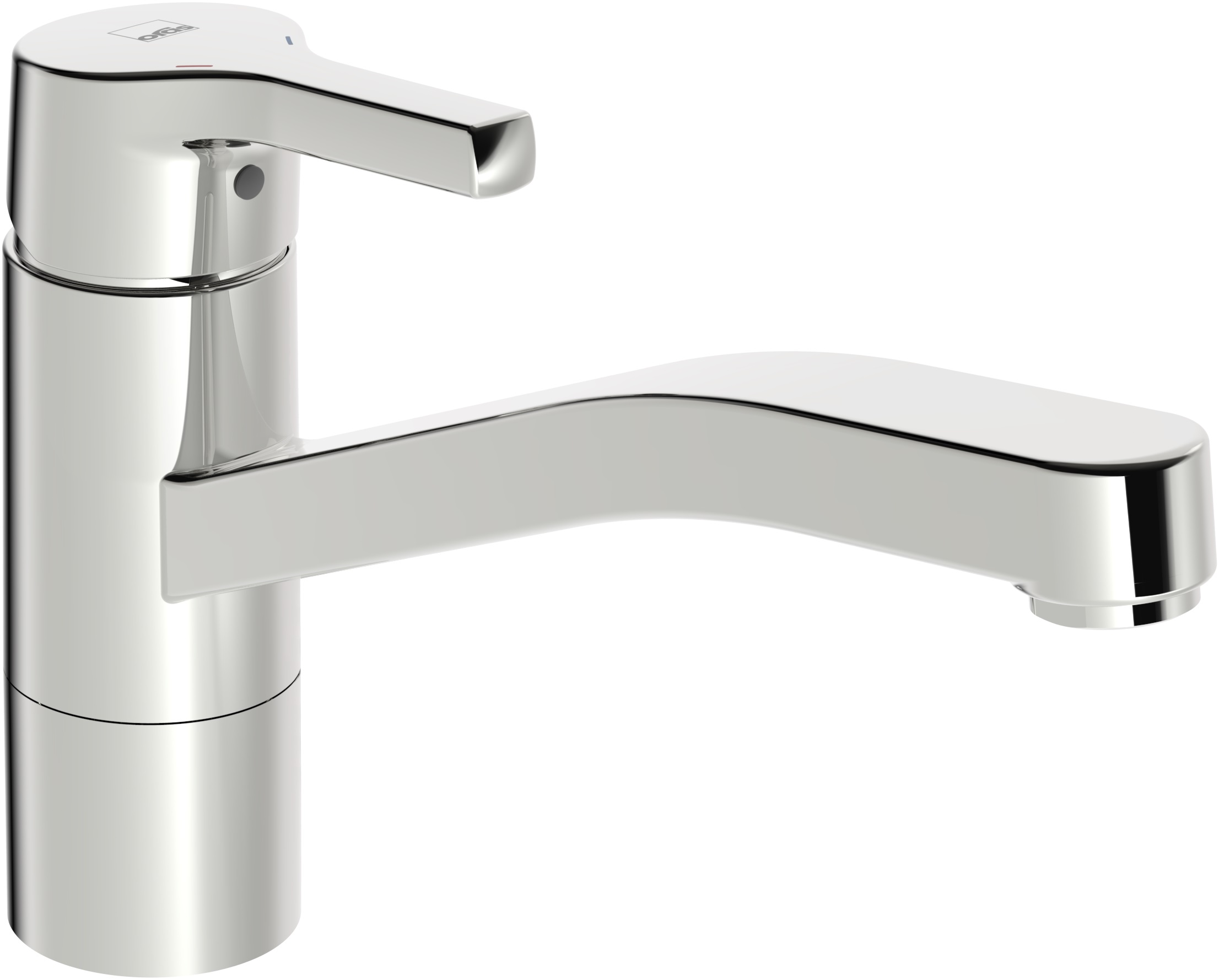 Oras Saga grifo de cocina de pie cromo 3930FH