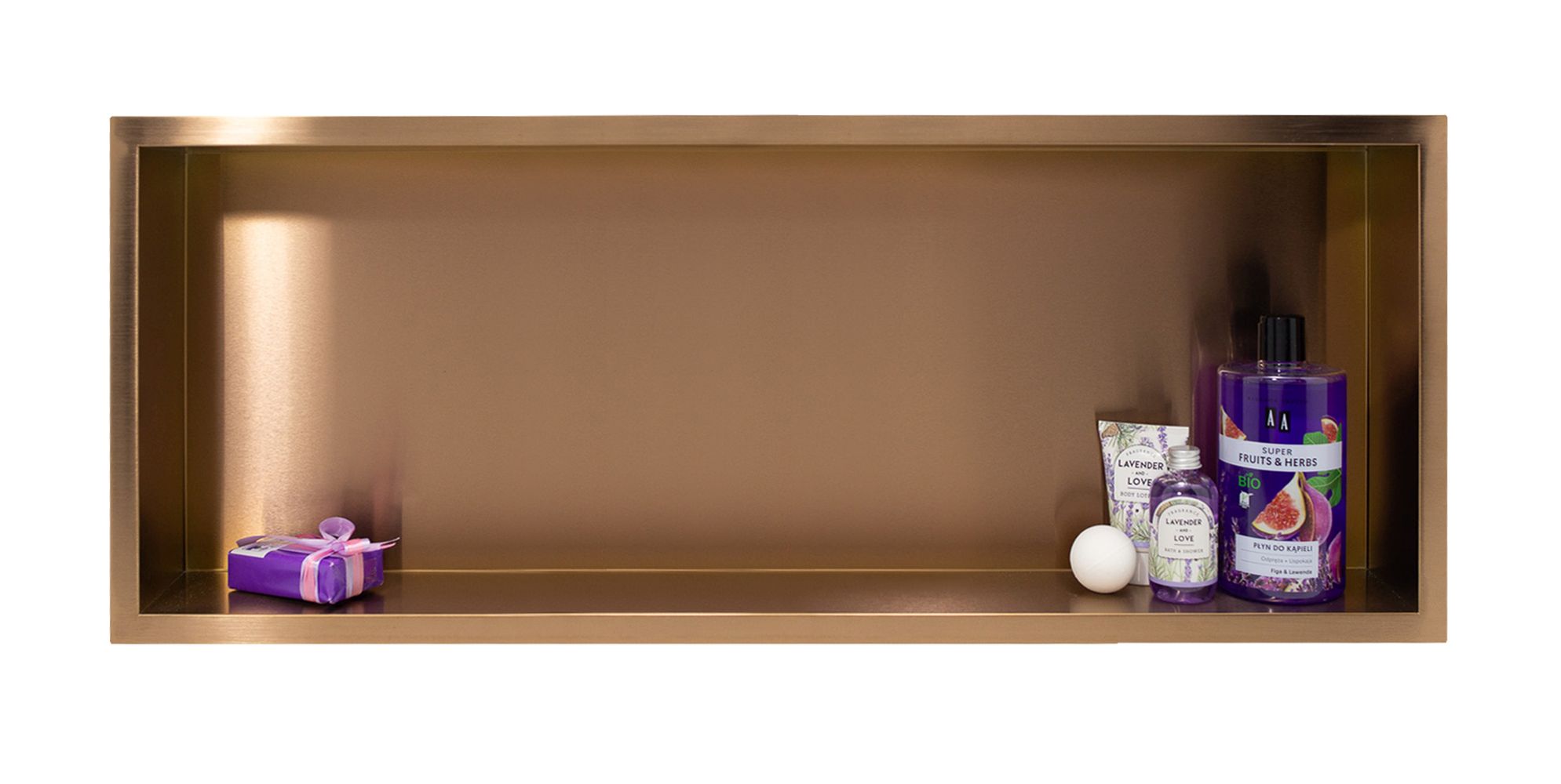 Balneo Wall-Box One Copper/Miedź estante empotrado 90 cm cobre OB-CO6