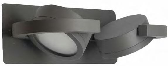 Mantra Iguazu lámpara de pared para exteriores 2x10 W gris 6769