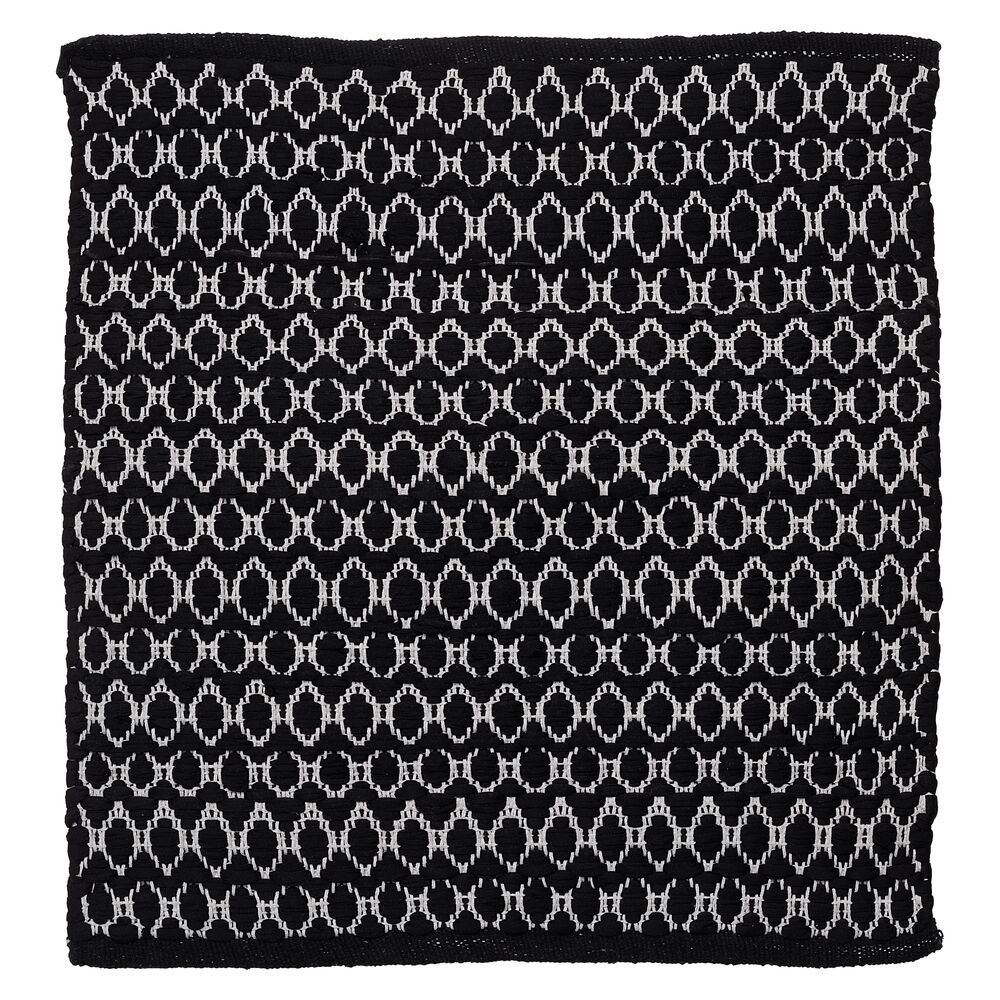 Sealskin Boho alfombrilla para baño 60x60 cm rectangular negro 800102