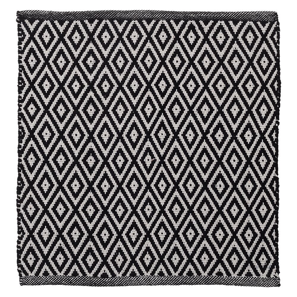Sealskin Trellis alfombrilla para baño 60x60 cm cuadrada negro 800107