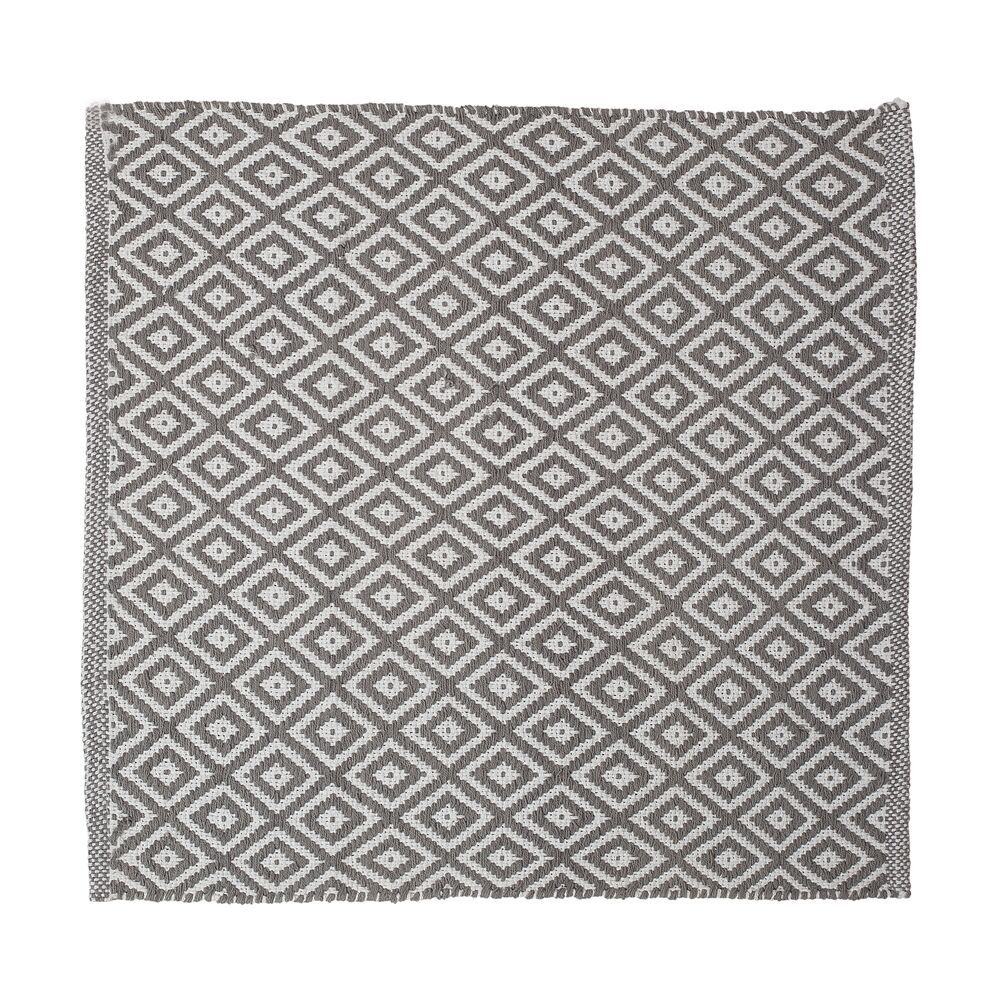 Sealskin Trellis alfombrilla para baño 60x60 cm cuadrada gris 800108