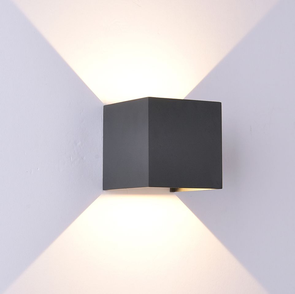 Mantra Davos XL lámpara de pared para exteriores 2x10 W gris 7435