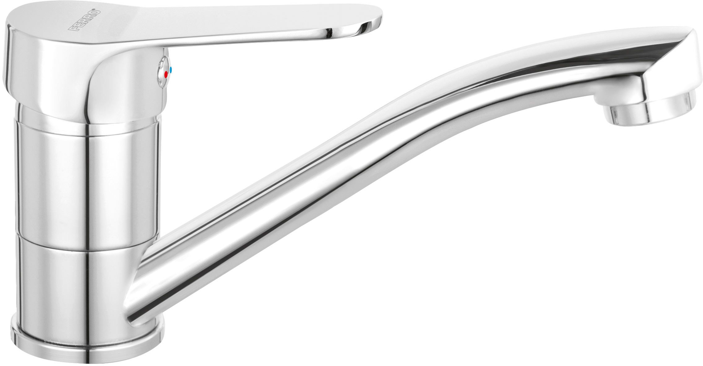 Ferro Isso grifo para lavabo de pie cromo BIS2A