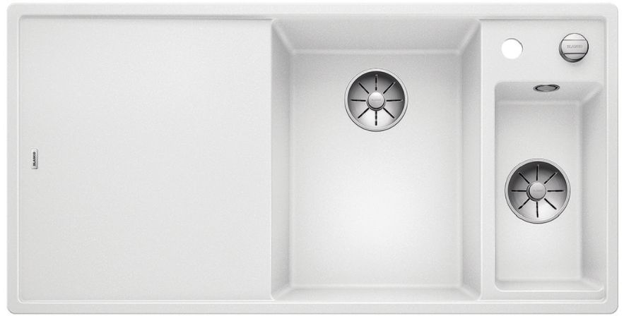 Blanco Axia III 6 S fregadero de granito 100x51 cm blanco 523477