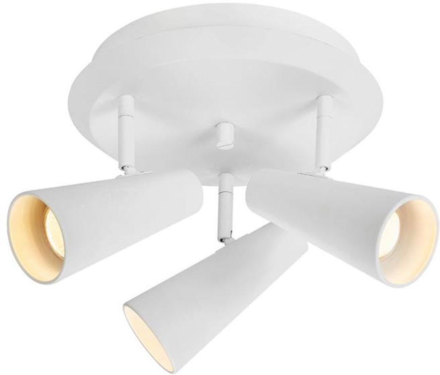 Markslöjd Crest lámpara de techo 3x7 W blanco 108203