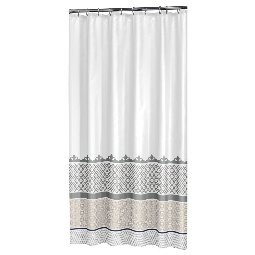 Sealskin Marrakech cortina de ducha 200x180 cm blanco-plata-oro 235281318