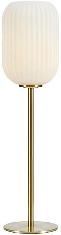 Markslöjd Cava lámpara de sobremesa 1x40 W blanco-latón 108251