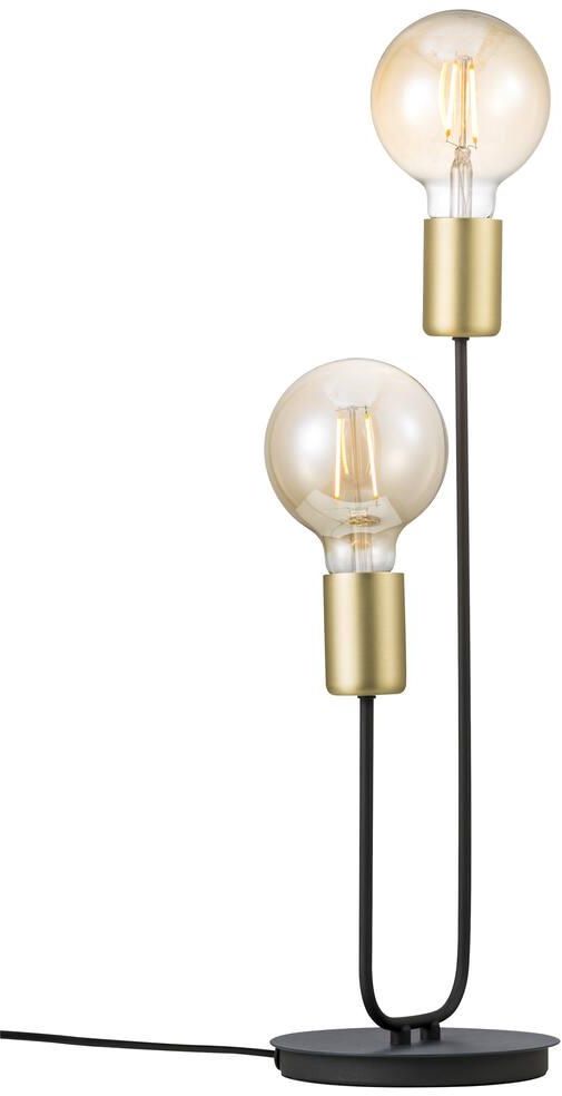 Nordlux Josefine lámpara de sobremesa 2x28 W negro-latón 48955003
