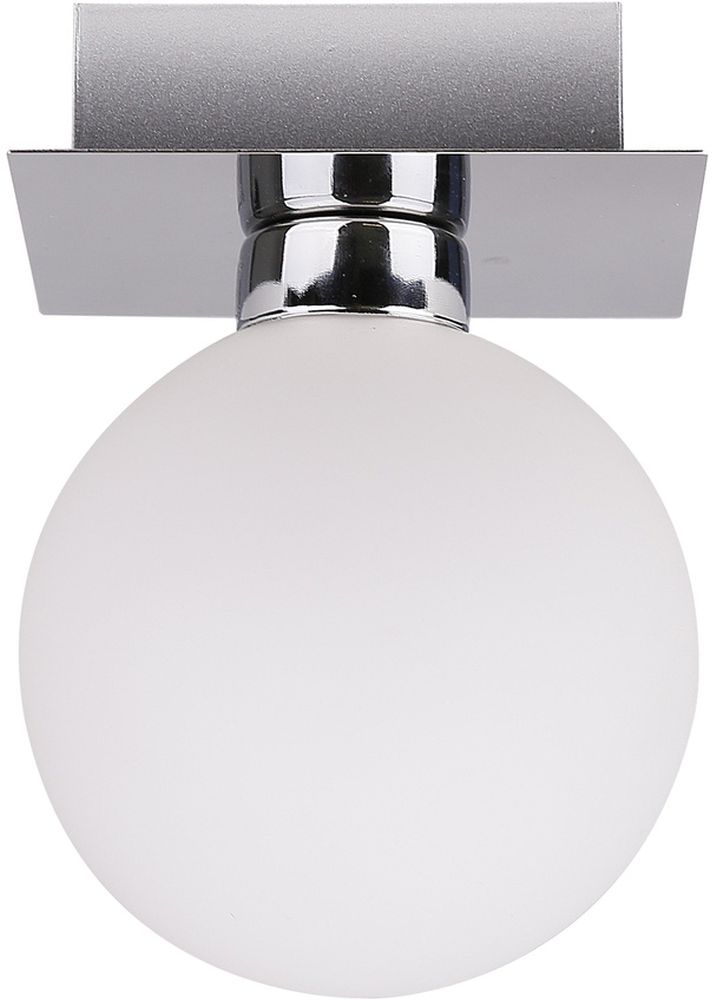 Candellux Oden lámpara de techo 1x40 W blanco-cromo 91-03195