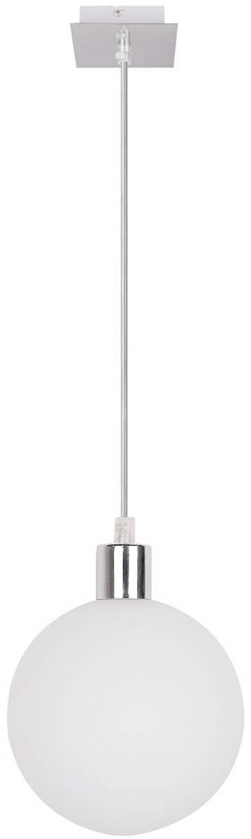 Candellux Oden lámpara colgante 1x40 W blanco-cromo 31-03287