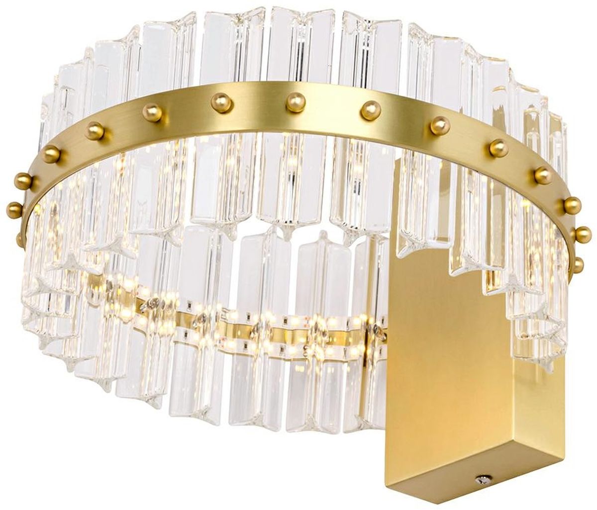 King Home Saturnus lámpara de pared 1x17 W oro-cristal MSE01040015
