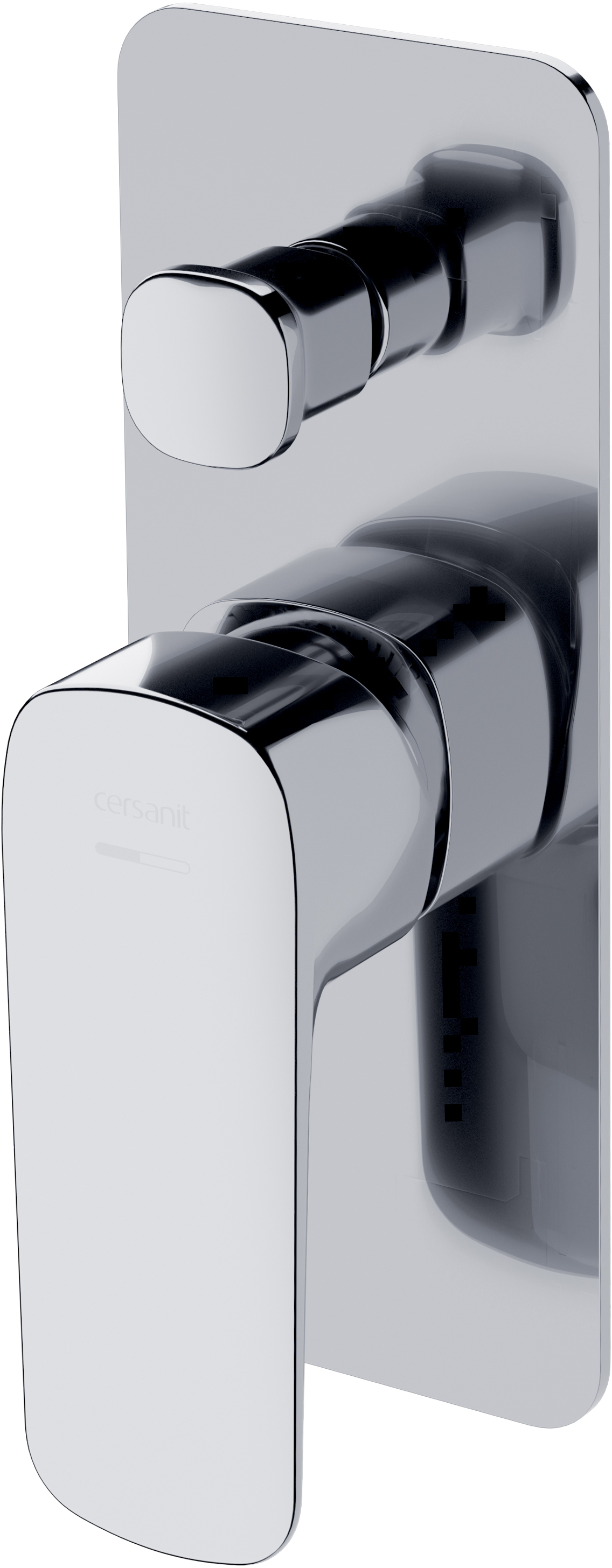 Cersanit Larga grifo de bañera y ducha empotrado cromo S951-374