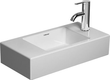Duravit Vero Air lavabo 50x25 cm rectangular para mueble blanco 07245000081