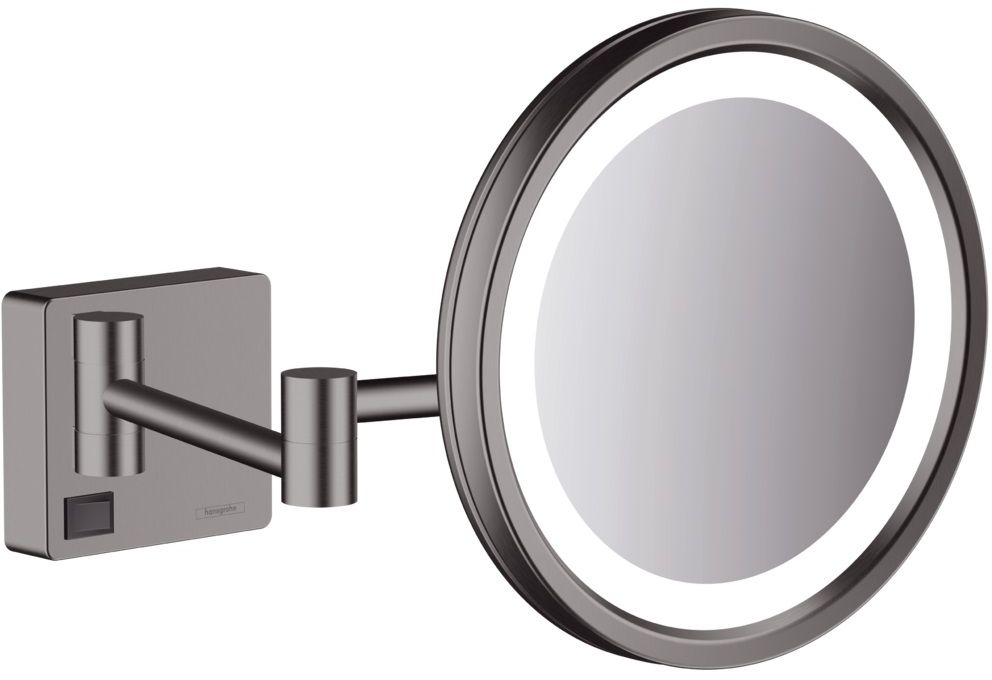 Hansgrohe AddStoris espejo cosmético 21.7x21.7 cm redondo con iluminación 41790340