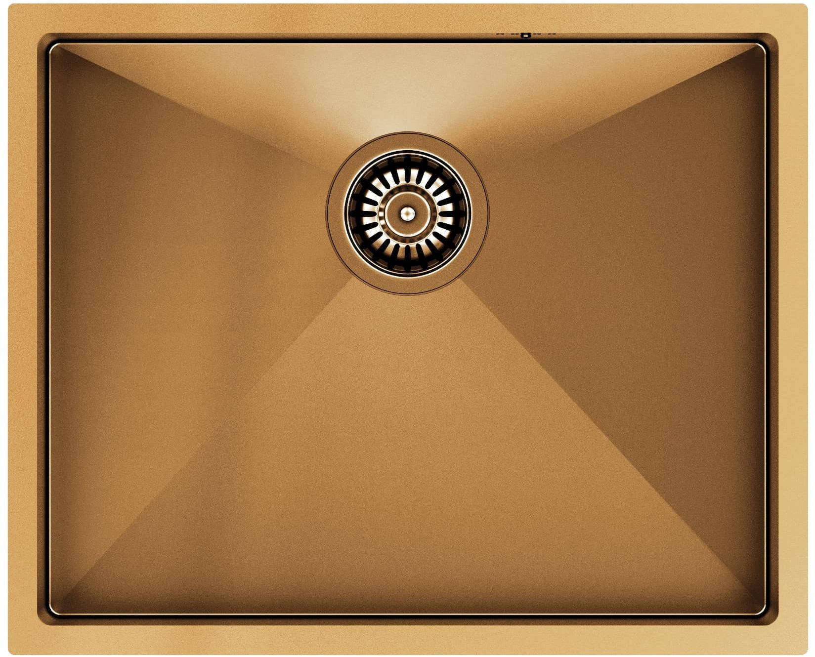 Quadron Anthony fregadero de acero 54x44 cm cobre MF5444PVDBSC1