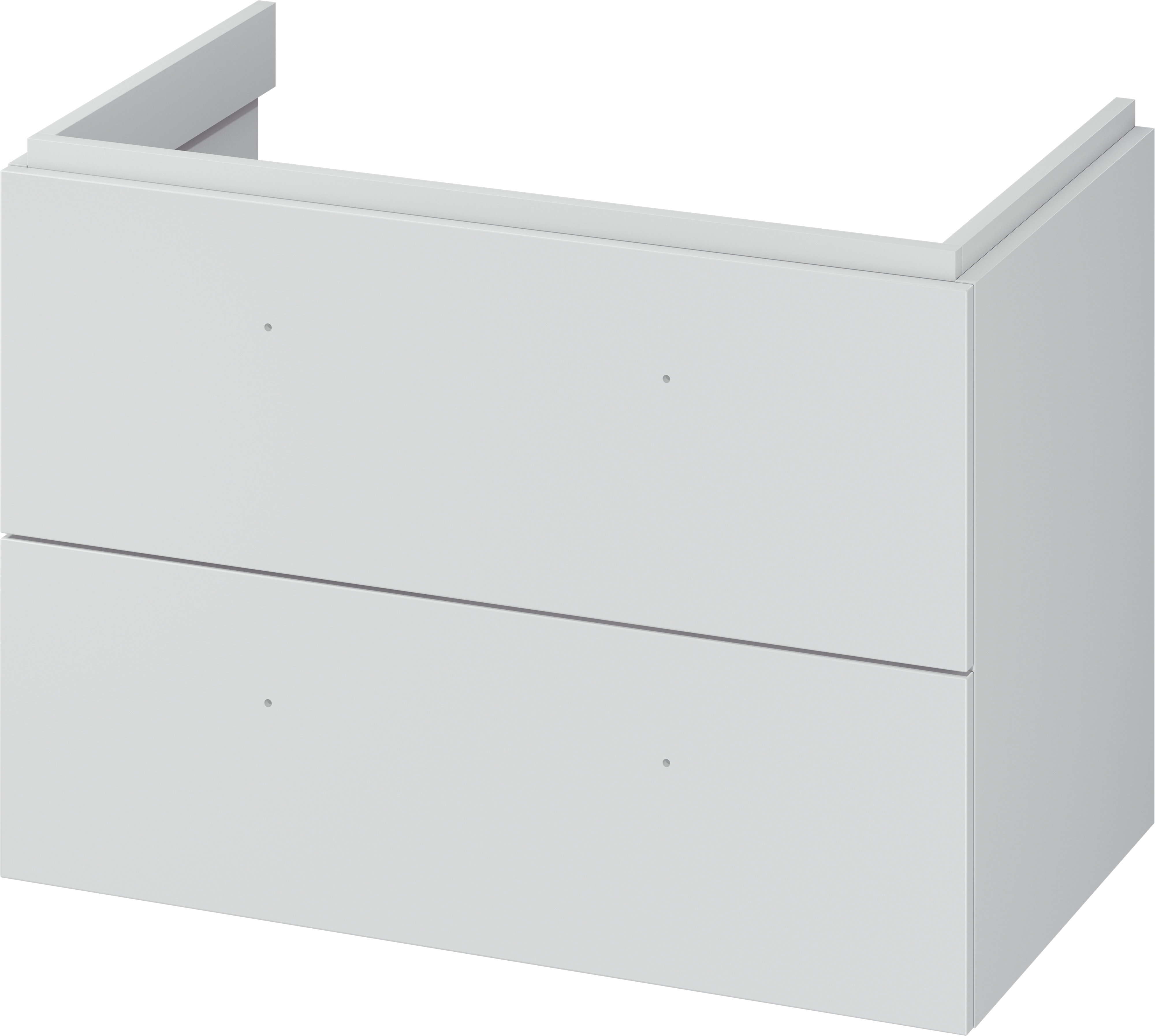 Cersanit Larga armario 79.4x44.4x57.2 cm suspendido, para lavabo gris S932-075