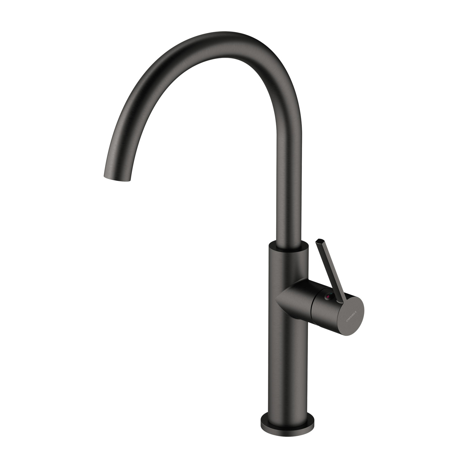Omnires Tula grifo de cocina de pie grafito/gris TL6050GR