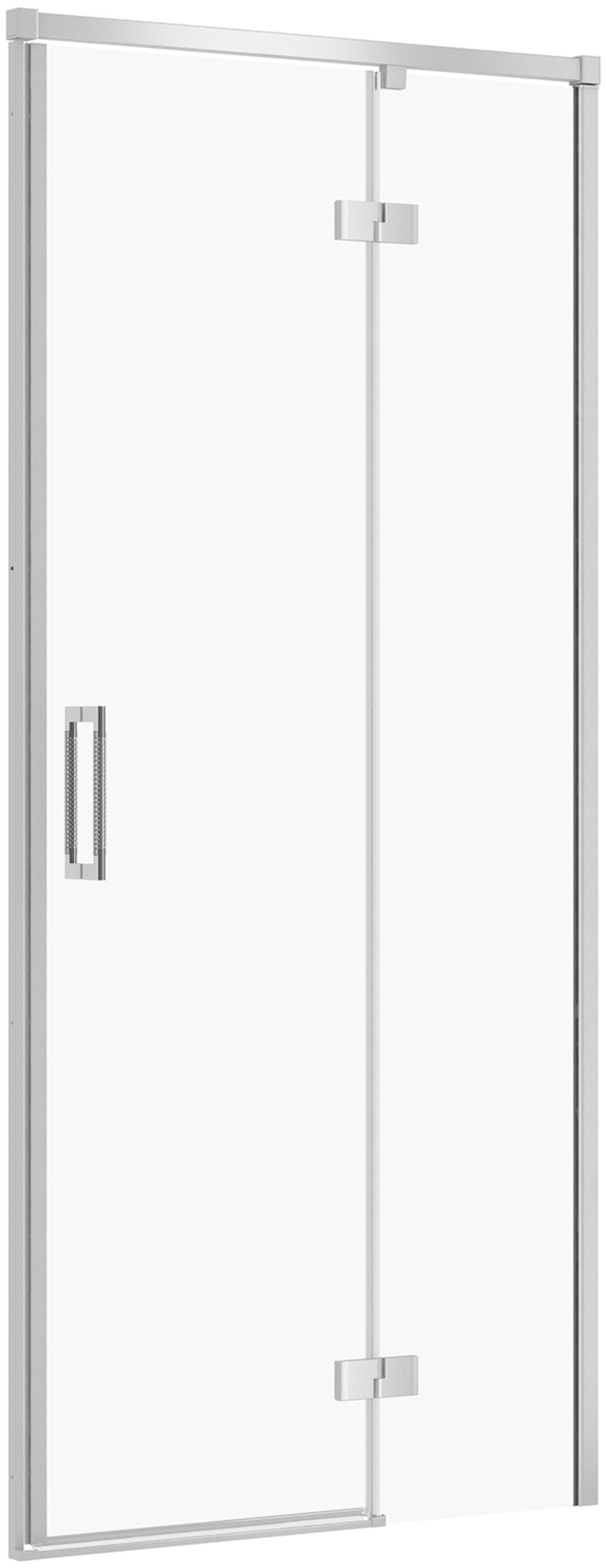 Cersanit Larga puerta de ducha 90 cm oscilante cromo brillante/vidrio transparente S932-116