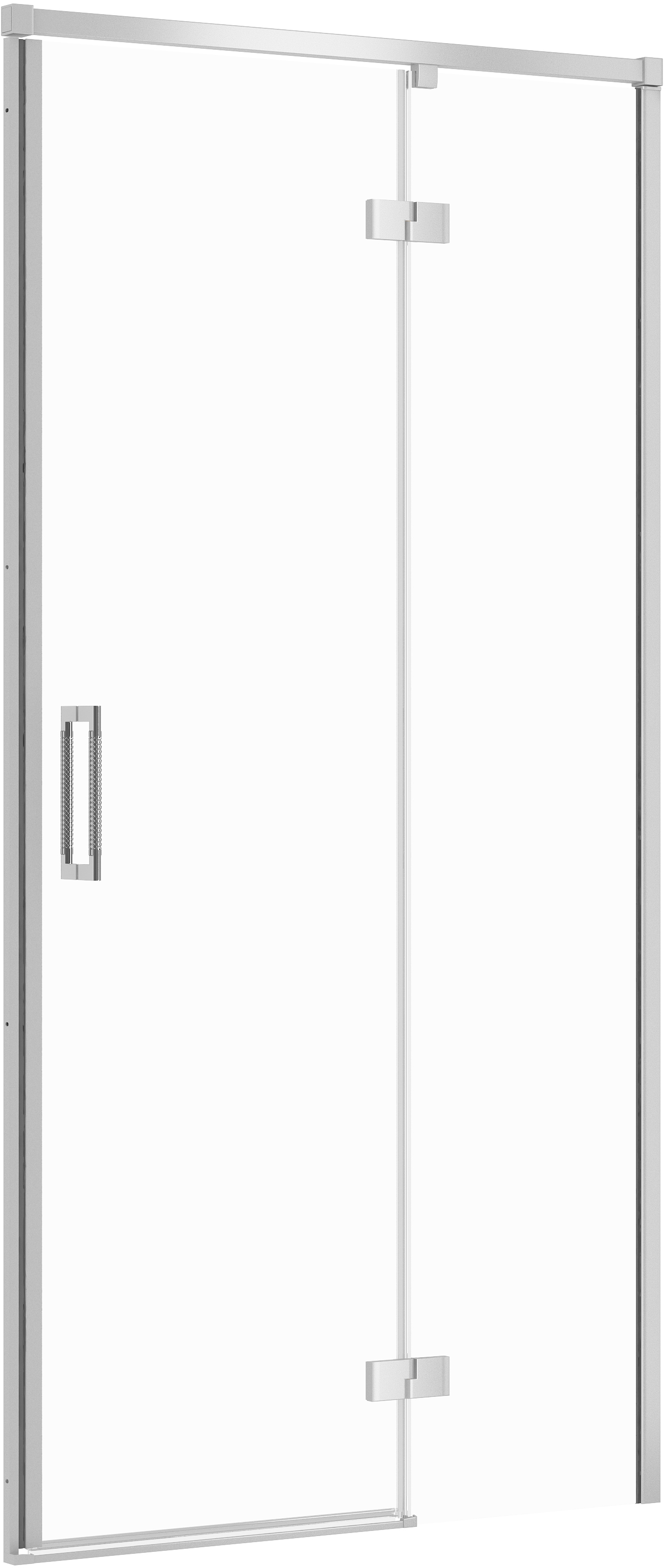 Cersanit Larga puerta de ducha 100 cm oscilante cromo brillante/vidrio transparente S932-117
