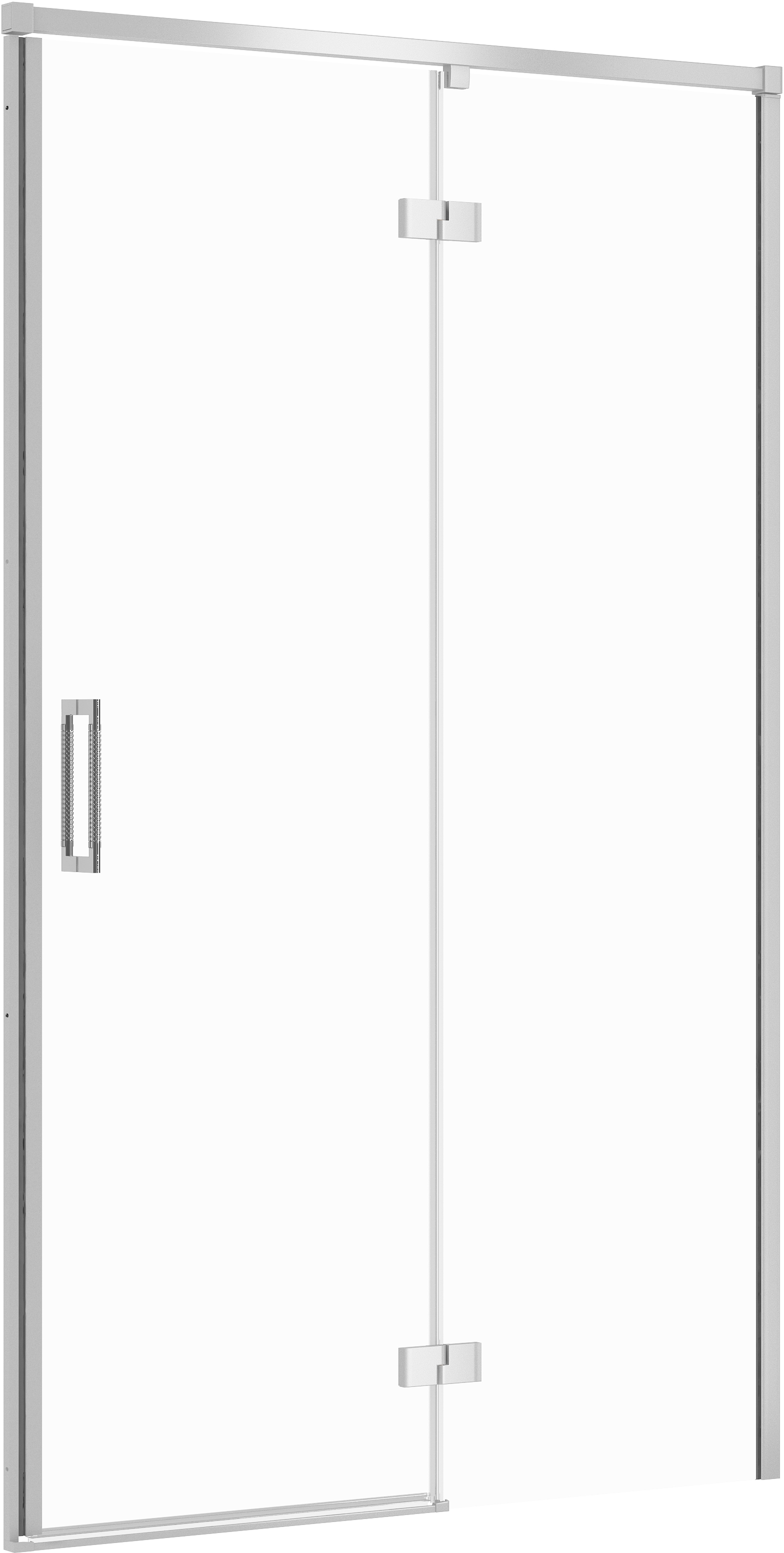Cersanit Larga puerta de ducha 120 cm oscilante cromo brillante/vidrio transparente S932-118
