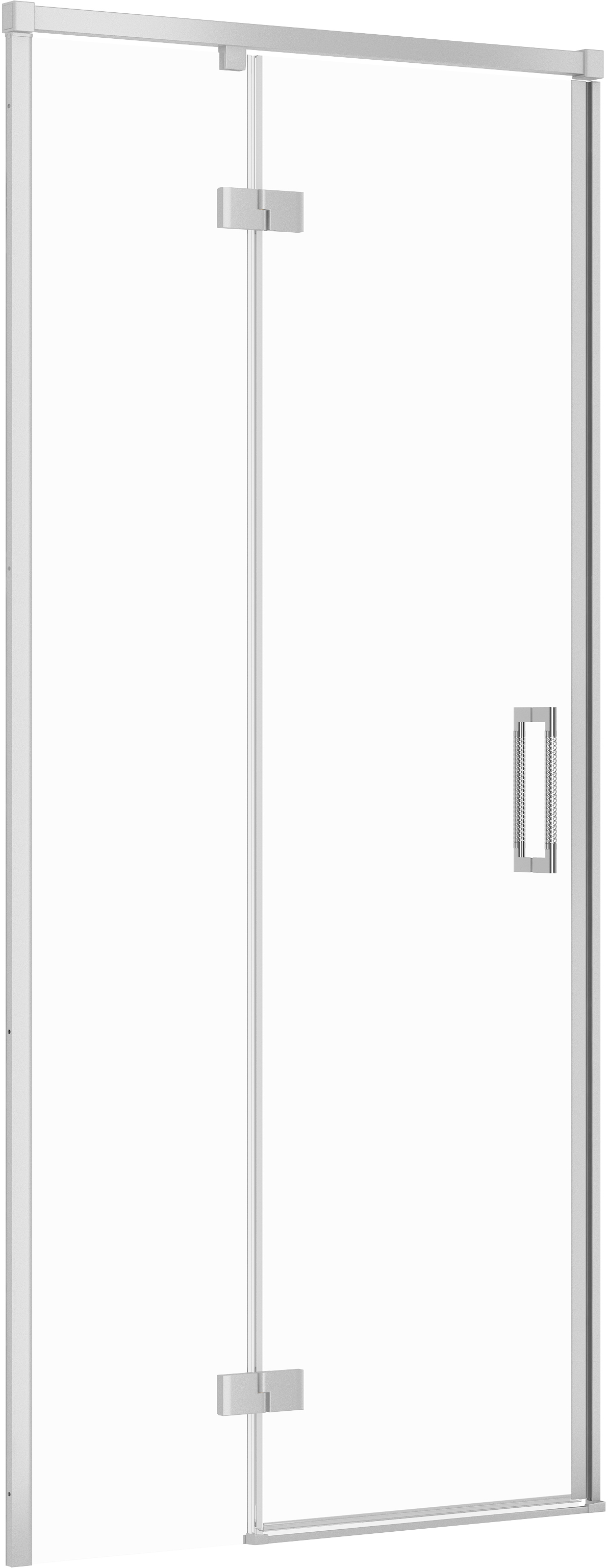 Cersanit Larga puerta de ducha 90 cm oscilante cromo brillante/vidrio transparente S932-120