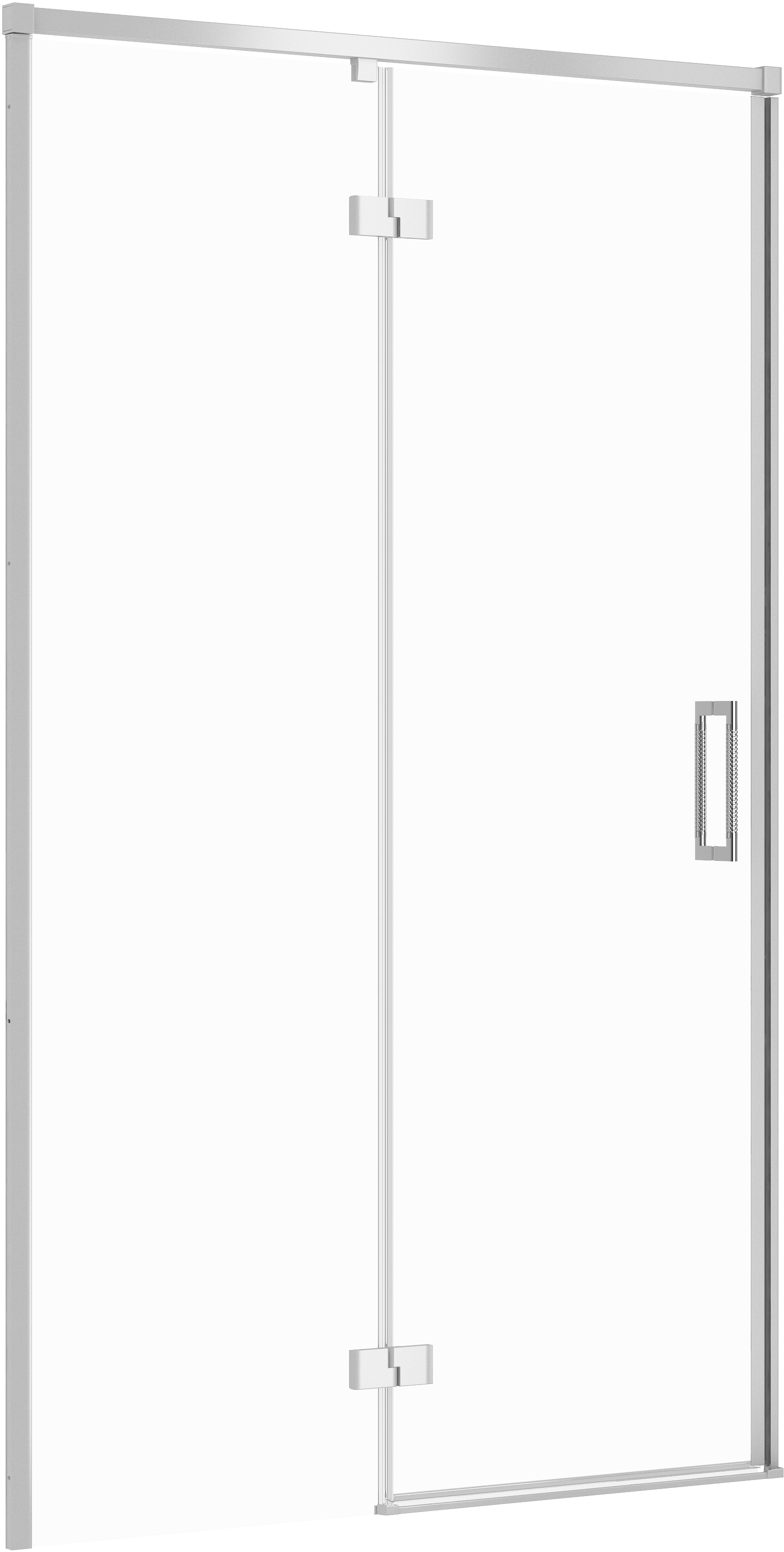 Cersanit Larga puerta de ducha 120 cm oscilante cromo brillante/vidrio transparente S932-122